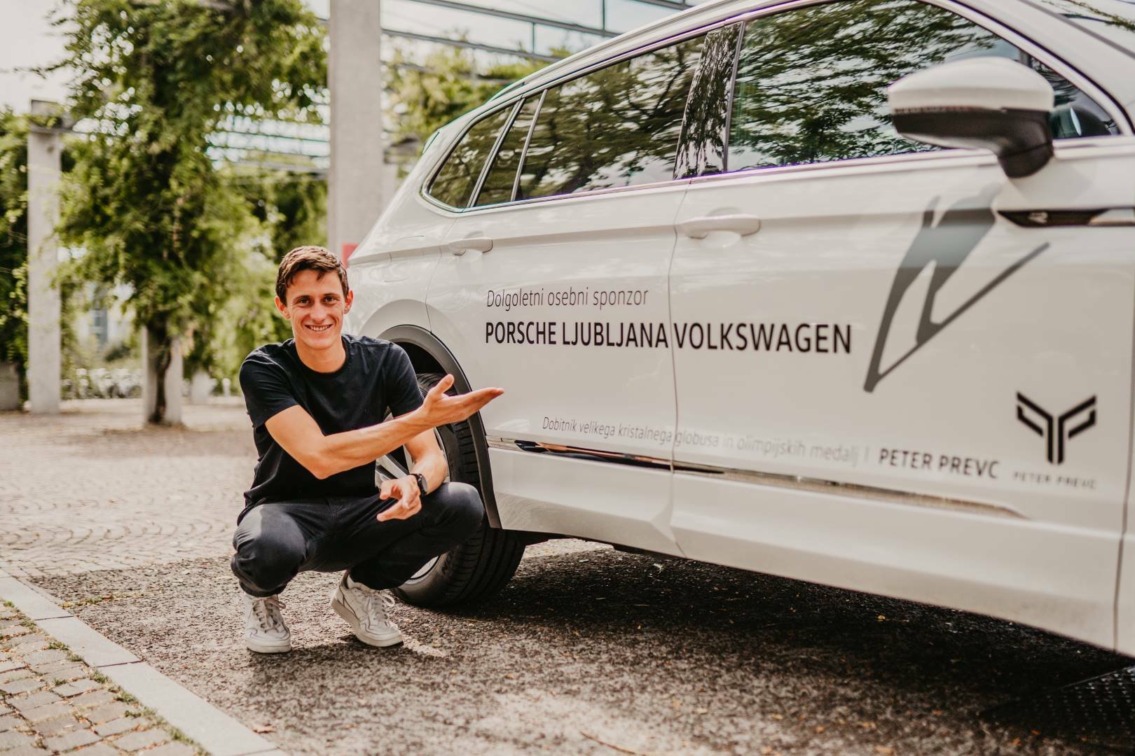 Peter Prevc in novi VW Tiguan