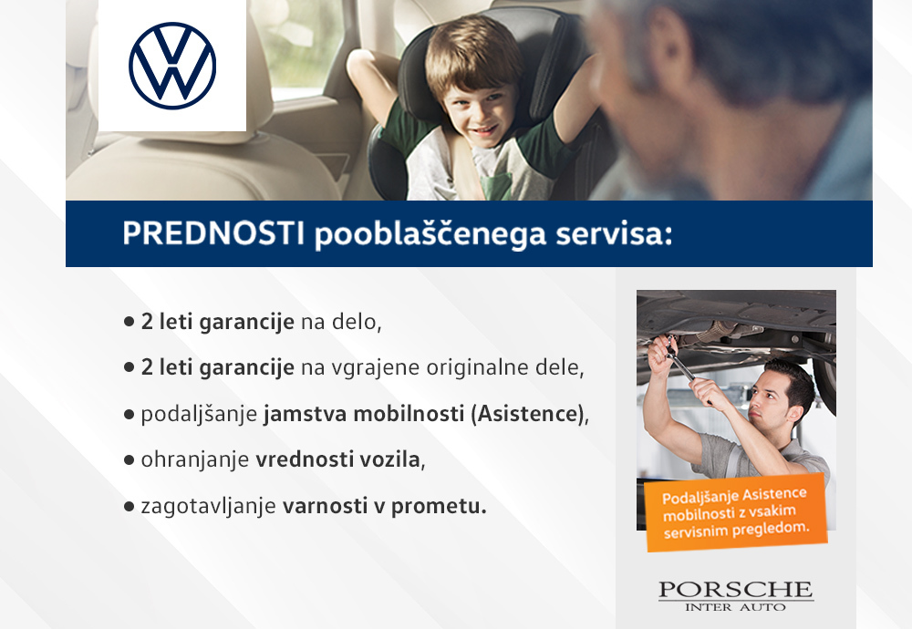VW pooblaščeni servis - prednosti