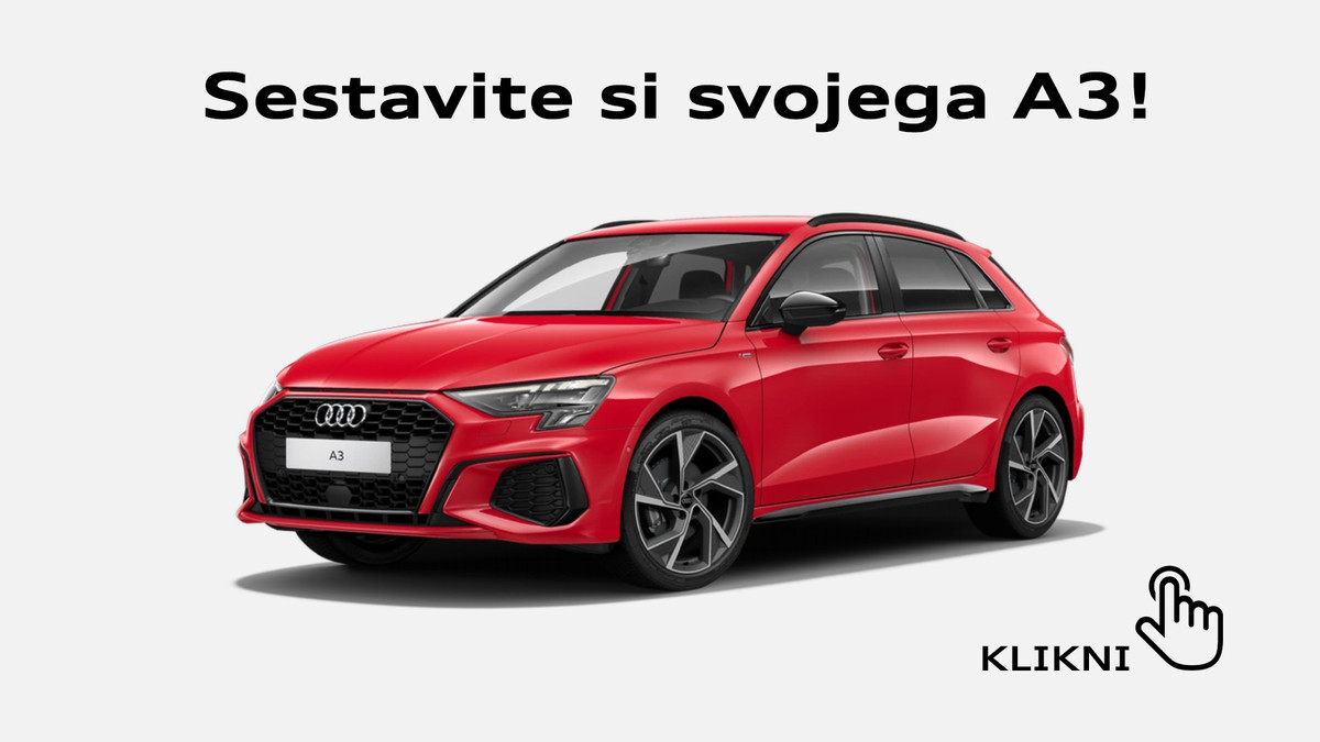 Novi Audi A3 2020 - konfigurator