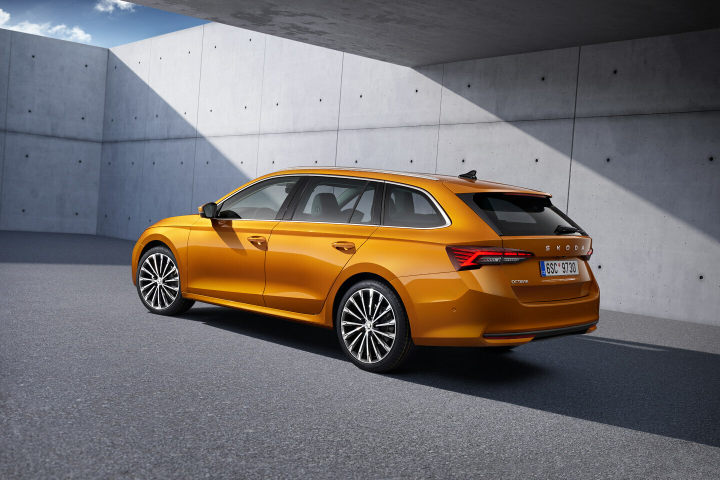 Nova Škoda Octavia Combi - zadnji del