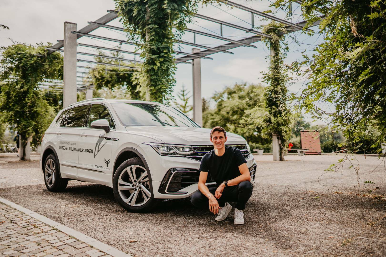 Peter Prevc in novi VW Tiguan