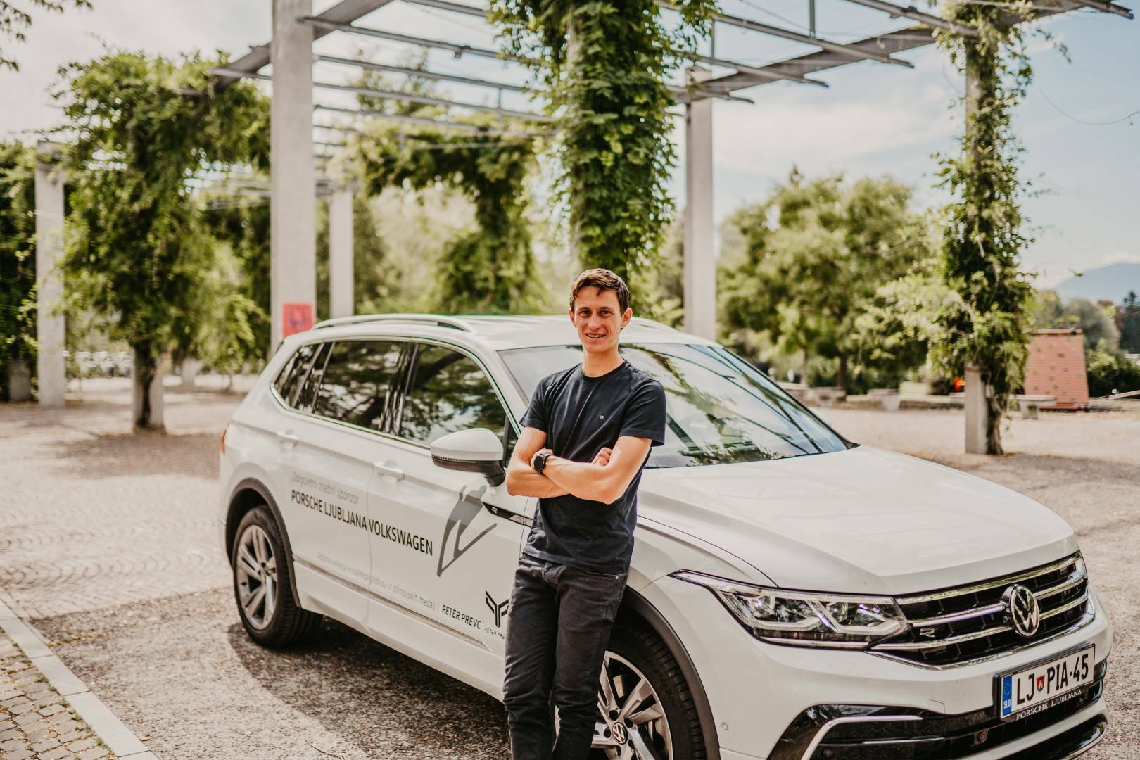 Peter Prevc in novi VW Tiguan