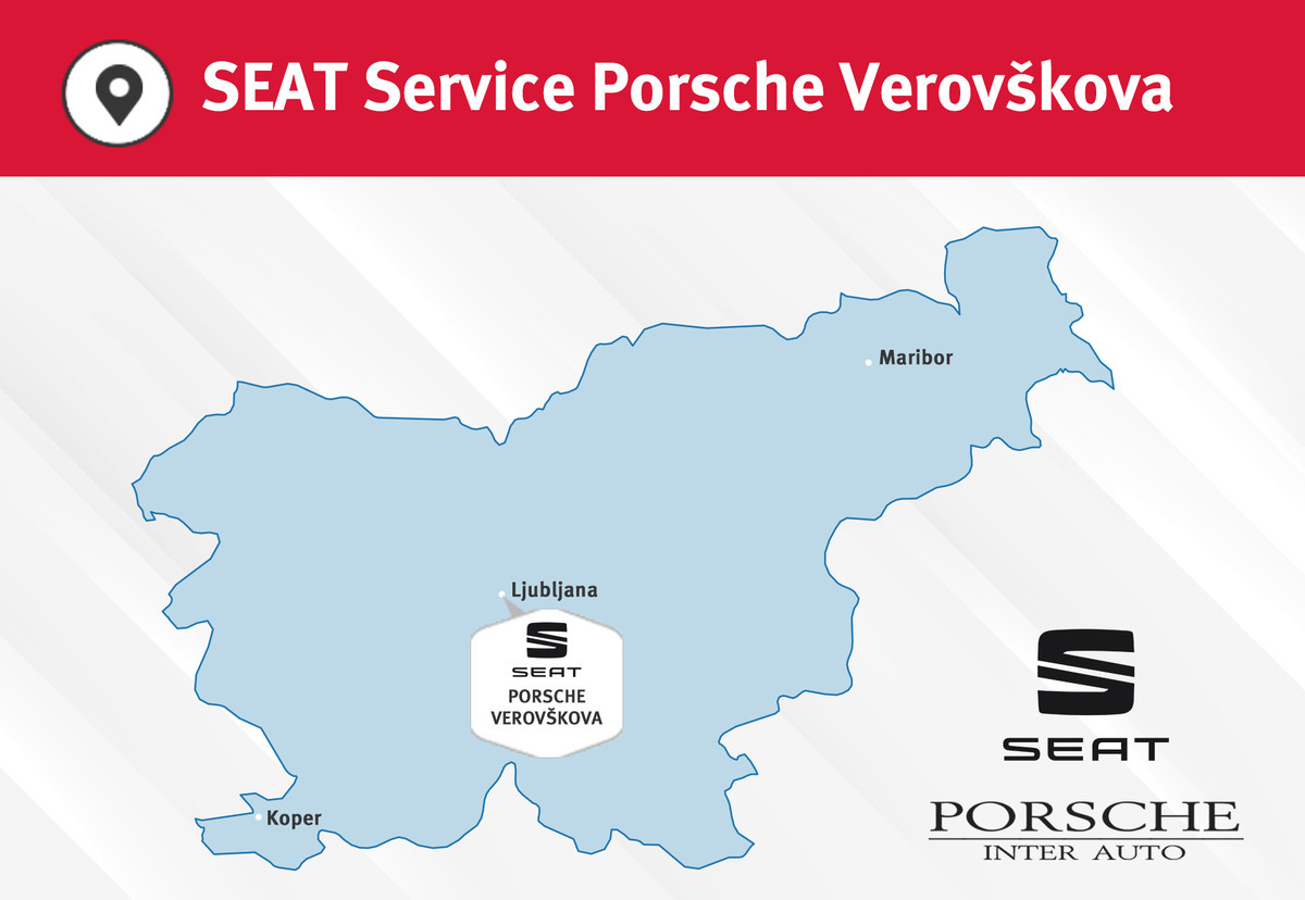 SEAT servis Porsche Verovškova - Ljubljana