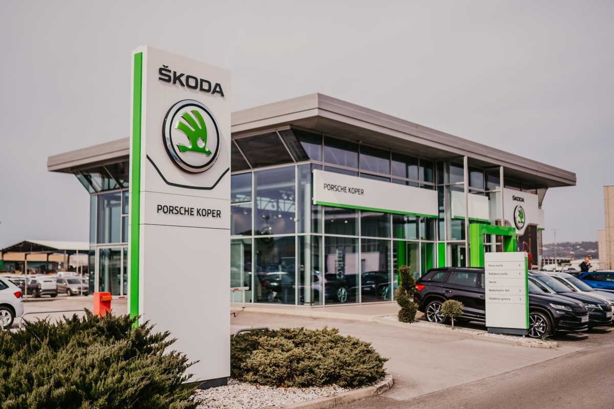 Prodajni salon znamke Škoda pri Porsche Koper se nahaja na Ankaranski cesti 10
