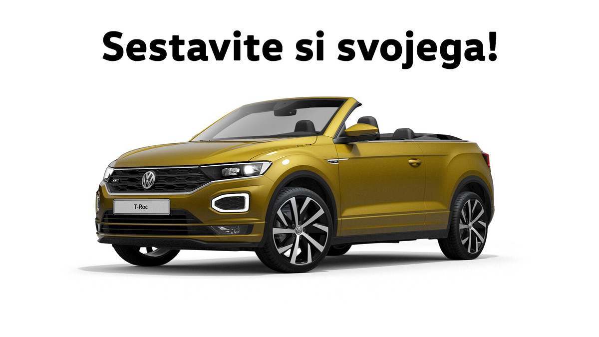 VW T-Roc Cabriolet 2020 - konfigurator