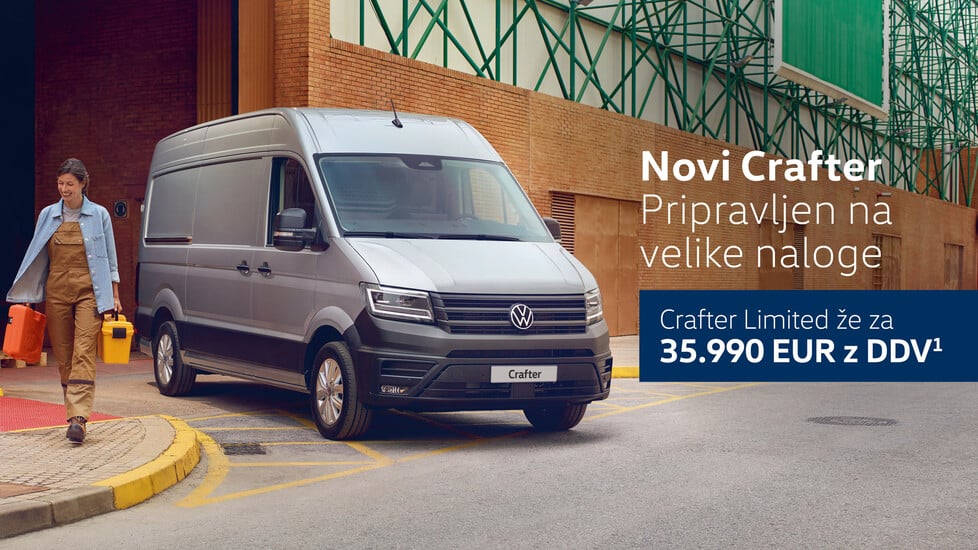 VW Crafter Limited - izjemna priložnost