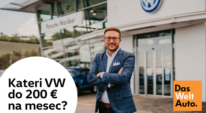 LEASING ZA AVTO: kateri Volkswagen je pravi zame do 200 evrov na mesec?