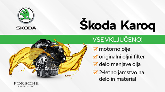 ŠKODA SERVIS - menjava olja ŠKODA KAROQ