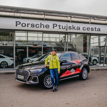 Ilka Štuhec in Porsche Ptujska cesta: sodelovanje, ki premika meje uspeha