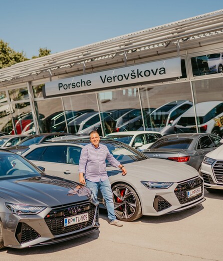 Audi RS 6 - Porsche Verovškova čestita za jubilej!