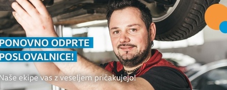 Porsche Inter Auto poslovalnice so ponovno odprte!
